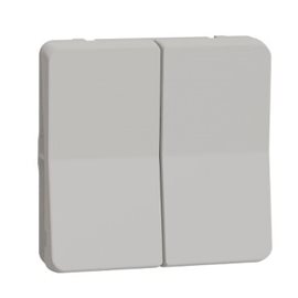 MUR39022 Přepínač dvojitý střídavý ř.6+6, IP55, bílý