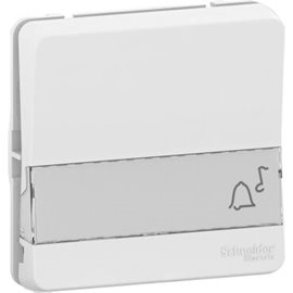 MUR39129 Tlačítko ř.1/0So s popisovým polem, IP55, bílé