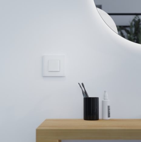 NU600279 Krycí rámeček, Unica Deco Materials, jednonásobný, Translucent white 5