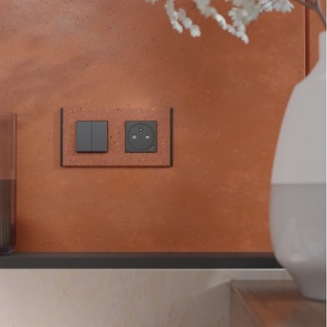 NU600471 Krycí rámeček, Unica Deco Materials, dvojnásobný, Terracotta 3