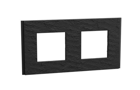 NU600477 Krycí rámeček, Unica Deco Materials, dvojnásobný, Slate 1