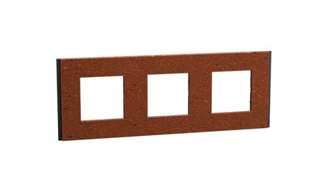 NU600671 Krycí rámeček, Unica Deco Materials, trojnásobný, Terracotta 1