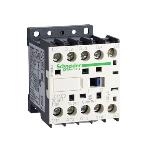 LC1K09008P7 MiniStykač 9A 4P (2+2) 230V 50/60 Hz