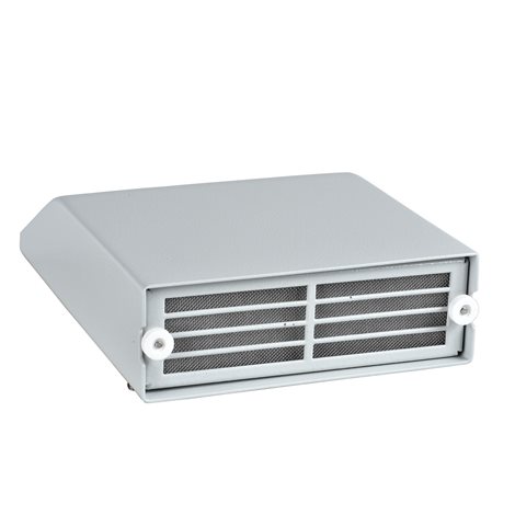 NSYCAP125LZF Kit IP 55, Alu-Zn RAL 7035, 170 x 150 mm pro otvor 125x125