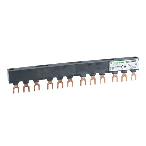 GV2G445 Propojovací sběrnice 4 vývody 45mm rozteč