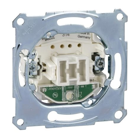 MTN3131-0000 (MTN324801) Mechanismus spínače jednopólového s kontrolkou, 10A