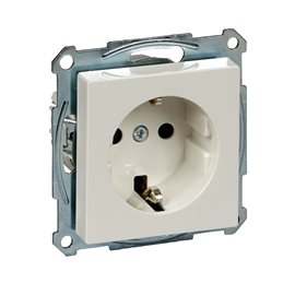 MTN2300-0319 Zásuvka 250V/16A s bočními zemnícími kontakty, System M, polar