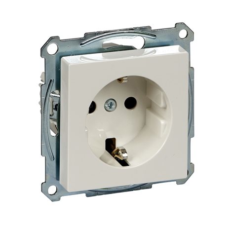 MTN2300-0319 Zásuvka 250V/16A s bočními zemnícími kontakty, System M, polar