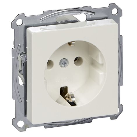 MTN2301-0319 Zásuvka 250V/16A s bočními zemnícími kontakty, System M, polar