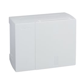 MIP12106 Rozvaděč Mini Pragma 6M, bílé plné dveře, povrchová mont.