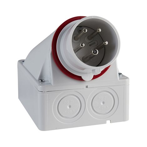 83521 Přívodka nást. 32A 3P+N+PE 400V IP44