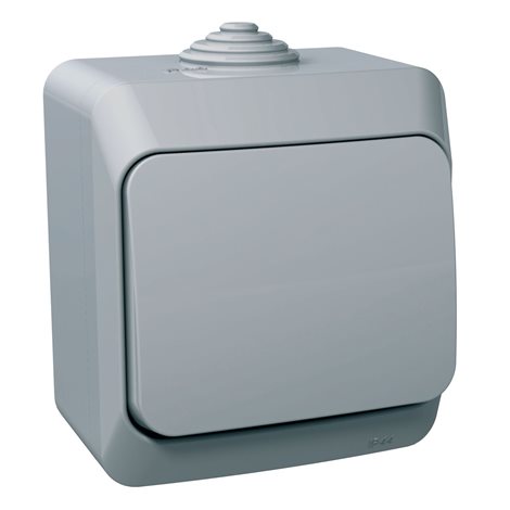 WDE000670 Přepínač křížový ř.7, šedý