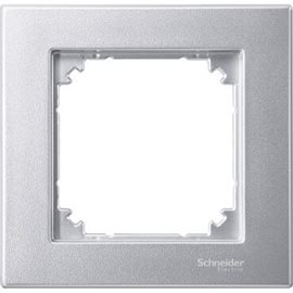 486160 Rámeček, Merten M-Plan, jednonásobný, Aluminium