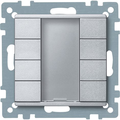 MTN627860 KNX tlač. panel 4-násobný plus, Aluminium, System M