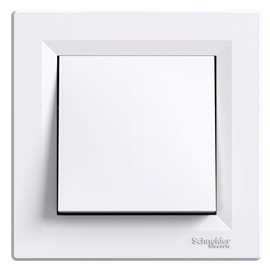 EPH0500121 Přepínač křížový, ř.7, bílá, bezšroubový
