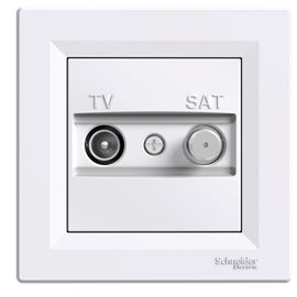 EPH3400121 Zásuvka TV-SAT, koncová, bílá