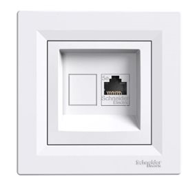 EPH4300121 Zásuvka datová RJ45, kat.5e UTP, bílá