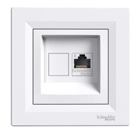 EPH4700121 Zásuvka datová RJ45, kat.6 UTP, bílá