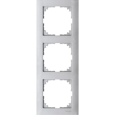 MEG4030-3660 Rámeček, Merten M-Pure, trojnásobný, Aluminium