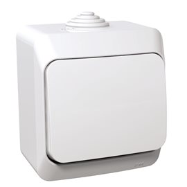 WDE000560 Přepínač střídavý ř.6, bílý