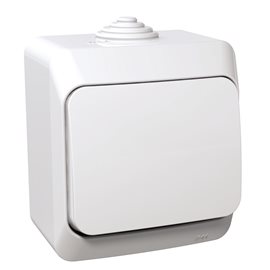 WDE000570 Přepínač křížový ř.7, bílý