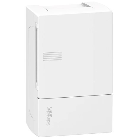 MIP12104 Rozvaděč Mini Pragma 4M, bílé plné dveře, povrchová mont.