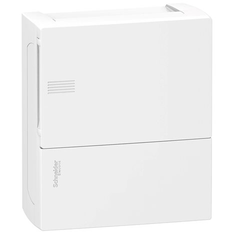 MIP12108 Rozvaděč Mini Pragma 8M, bílé plné dveře, povrchová mont.