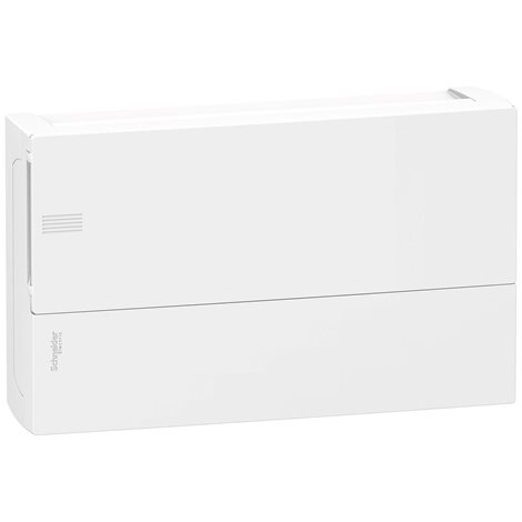 MIP12118 Rozvaděč Mini Pragma 18M, bílé plné dveře, povrchová mont.