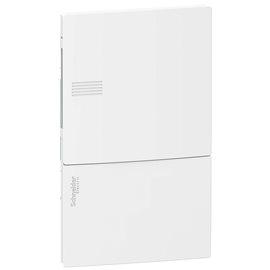 MIP22104 Rozvaděč Mini Pragma 4M, bílé plné dveře, zapuštěná mont.
