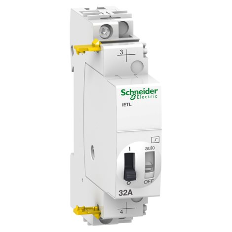 A9C32836 Impulzní relé TL 32A 1CO 1ZAP 230V AC 50-60Hz 110V DC rozšíření