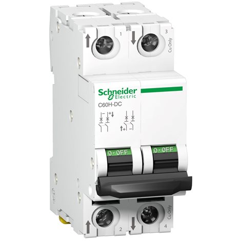 A9N61530 Jistič C60H-DC 2P 15A C 500V DC