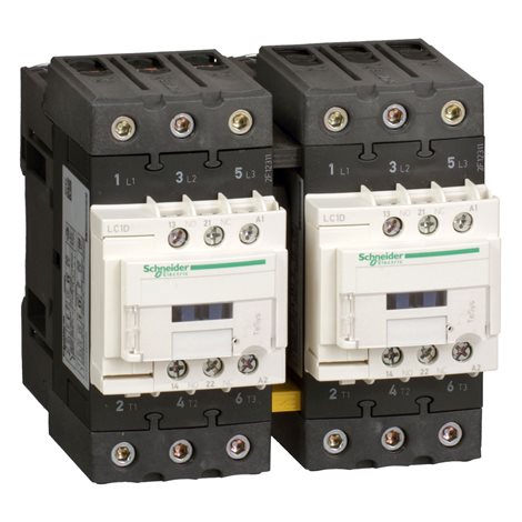 LC2D50AP7 3P Everlink stykač reverz. AC3 440V 50A cívka 230V AC 50/60Hz