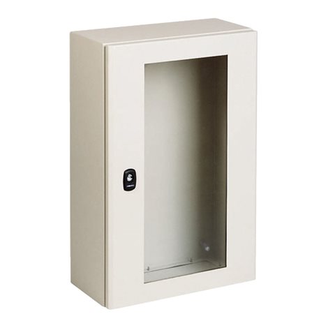 NSYS3D7525T S3D, 700x500x250, průh. dveře, RAL 7035 