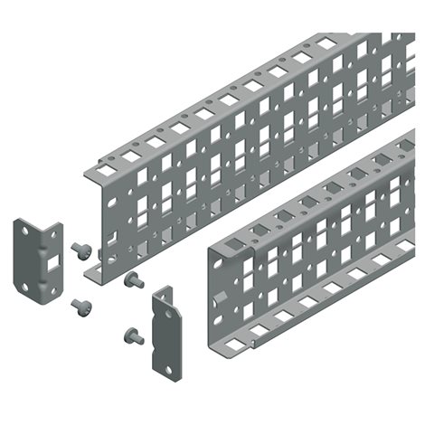 NSYSUCR9080 2 univerzální příčníky, 3 řady, d.800