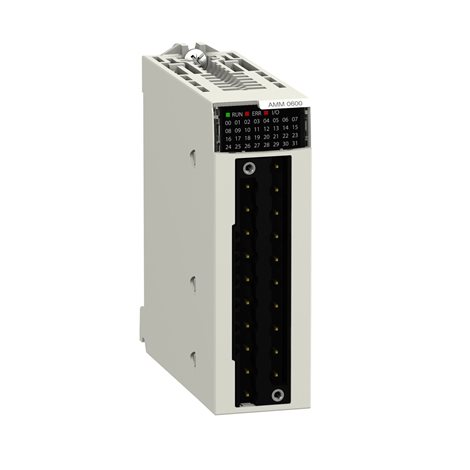 BMXAMM0600 4 anal. vst.+2 anal.výst., multirange U,I 12 bitů, svork.