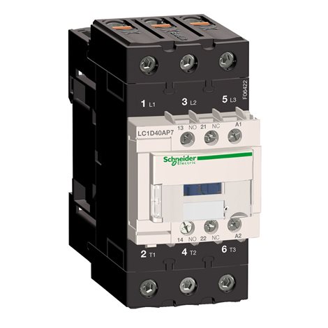LC1D40AP7 3P Everlink stykač AC3 440V 40A cívka 230V AC 50/60Hz