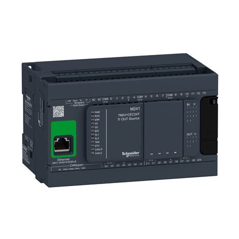 TM241CEC24T PLC Modicon M241, 24VDC, 14DI, 10DQ (poz.logika)