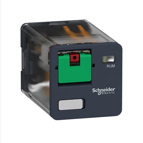 RUMC21F7 Univerzální 2P pin, 10 A, 120 V AC, test. tl. (obj.množství 10 ks)