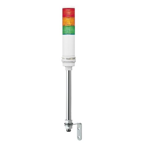 XVC6B35S Smontovaný signální sloup,60 mm,LED,24V,Bzučák,Blikající,Ru-Oranž-Ze