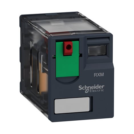 RXM4AB1P7 Miniaturní 4P, 6 A, 230 V AC bez LED