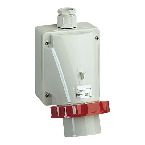 83559 Přívodka nást. 16A 3P+N+PE 400V IP67