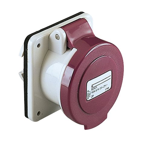 82901 Zásuvka vest.16A 2P 24V 50/60Hz IP44