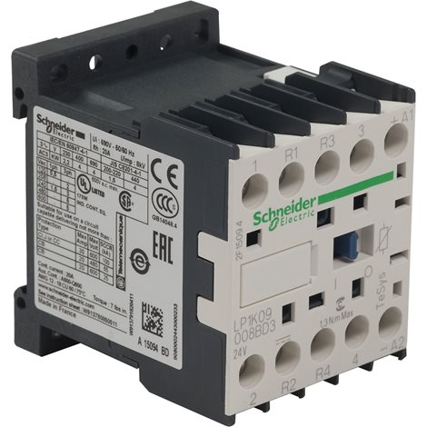 LP1K09008BD3 Ministykač 9A 4P 24V DC