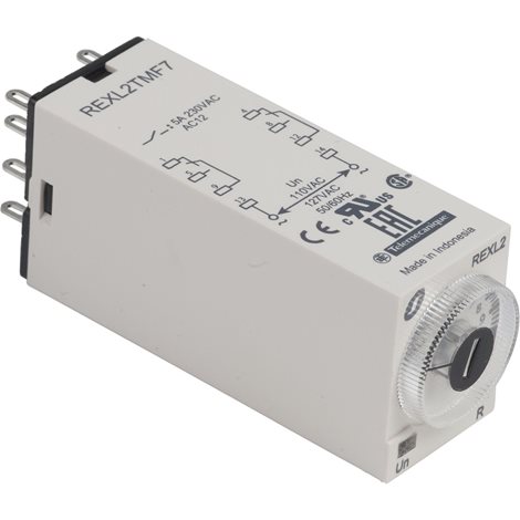 REXL2TMF7 Miniaturní čas.relé, 2C/O 110 V AC