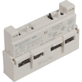 GVAE11 Čelně mont. blok pomocných kontaktů pro GV2, 3