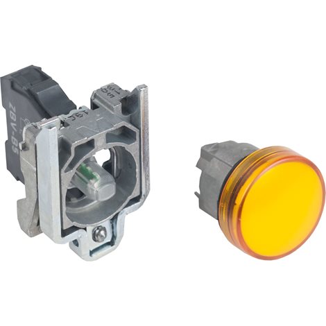 XB4BVB5 Signálka s LED, 24V, žlutá