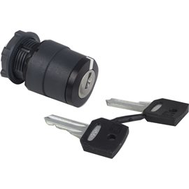 ZB5AG2 Ovládací hlavice otočná-zámek 2 pev. pol. - klíč
