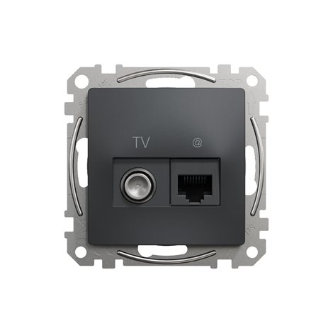 SDD114469T Dat. zás. RJ45 kat.6 UTP+TV indiv. antr 2