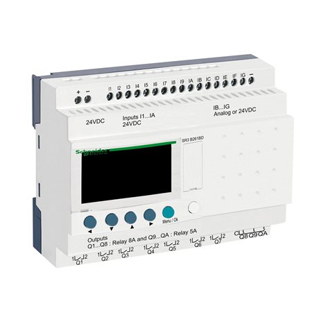 SR3B261BD ZL MODULAR 24VDC s hod 16DI(6AI)/10RO