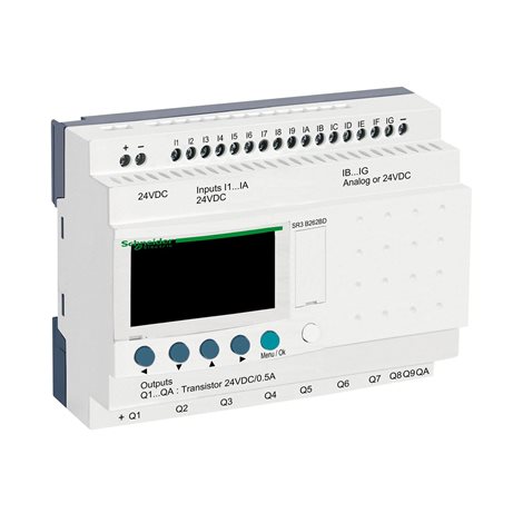 SR3B262BD ZL MODULAR 24VDC s hod 16DI(6AI)/10TO
